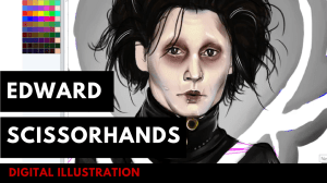 youtubethumbnail_edwarsscissorhandsillustration